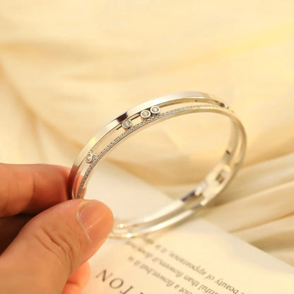 [VA]Move Romane Diamond Bangle Bracelet