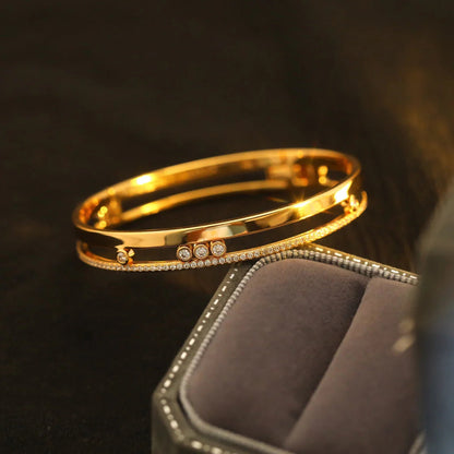 [VA]Move Romane Diamond Bangle Bracelet