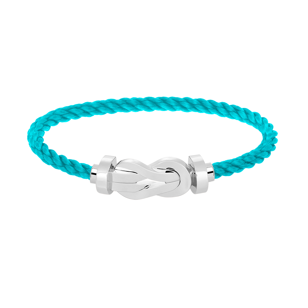 [VA]CHANCE LARGE 8 FIGURE BUCKLE NO DIAMOND BRACELET SILVER