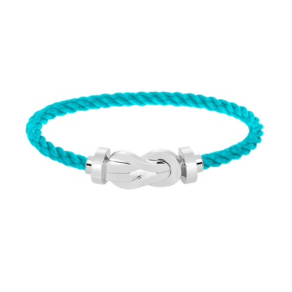 [VA]CHANCE LARGE 8 FIGURE BUCKLE NO DIAMOND BRACELET SILVER