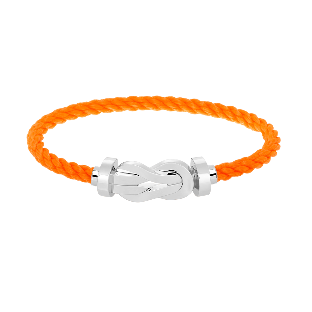 [VA]CHANCE GROSSE 8-FIGUR-SCHNALLE OHNE DIAMANTARMBAND SILBER