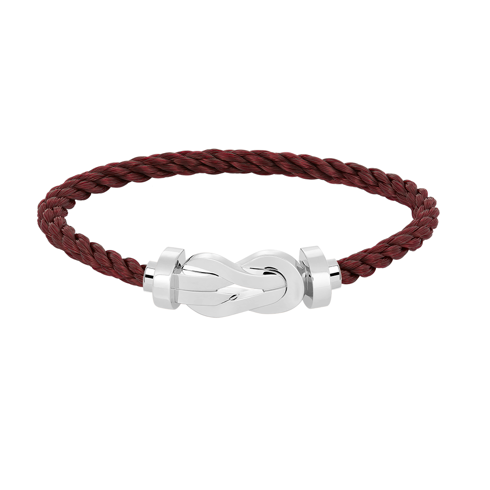 [VA]CHANCE GROSSE 8-FIGUR-SCHNALLE OHNE DIAMANTARMBAND SILBER