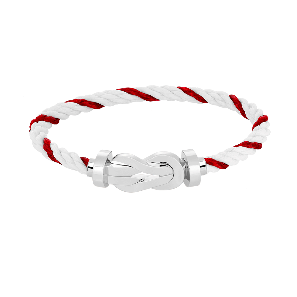 [VA]CHANCE GROSSE 8-FIGUR-SCHNALLE OHNE DIAMANTARMBAND SILBER