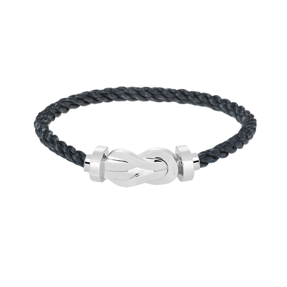 [VA]CHANCE LARGE 8 FIGURE BUCKLE NO DIAMOND BRACELET SILVER