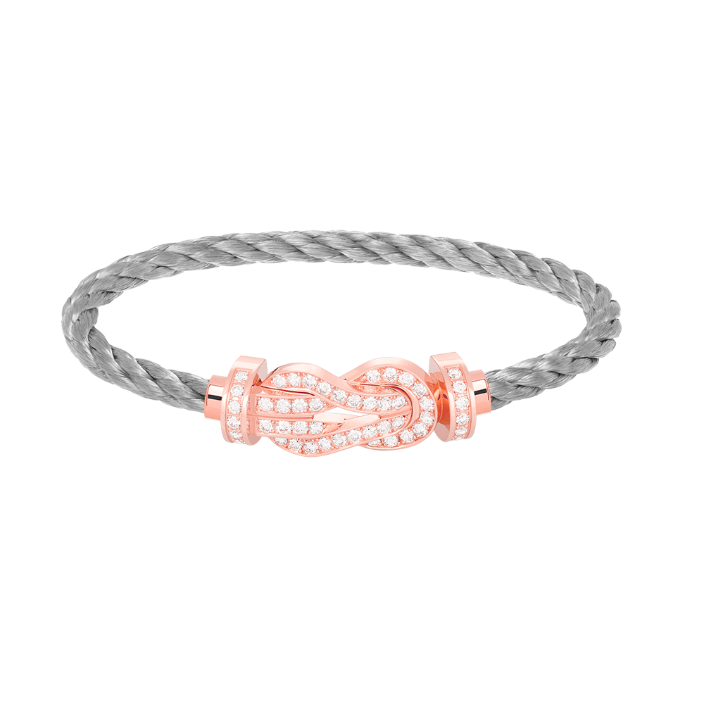 [VA]CHANCE GROSSES 8-STELLIGES SCHNALLEN-ARMBAND MIT VOLLDIAMANTEN ROSÉGOLD