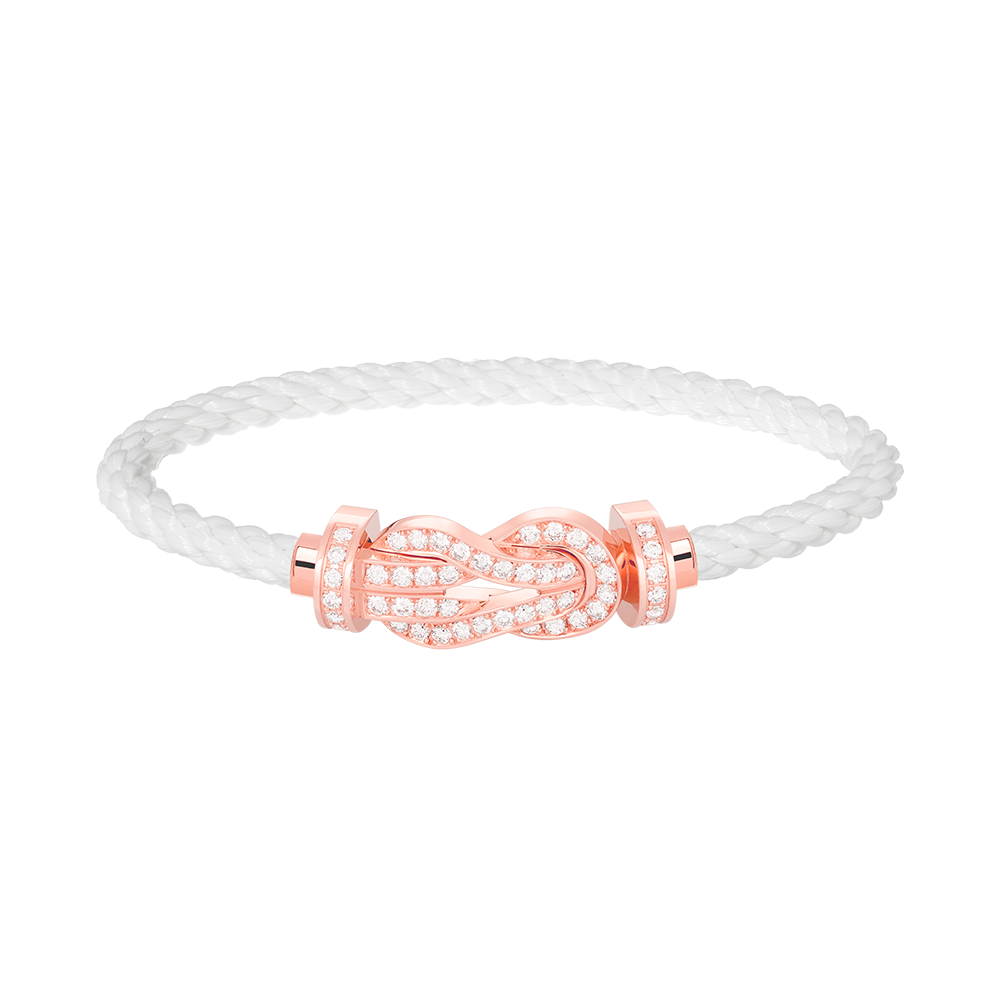 [VA]CHANCE GROSSES 8-STELLIGES SCHNALLEN-ARMBAND MIT VOLLDIAMANTEN ROSÉGOLD
