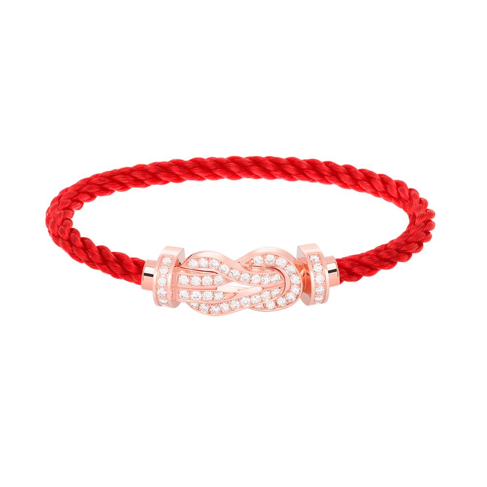 [VA]CHANCE GROSSES 8-STELLIGES SCHNALLEN-ARMBAND MIT VOLLDIAMANTEN ROSÉGOLD
