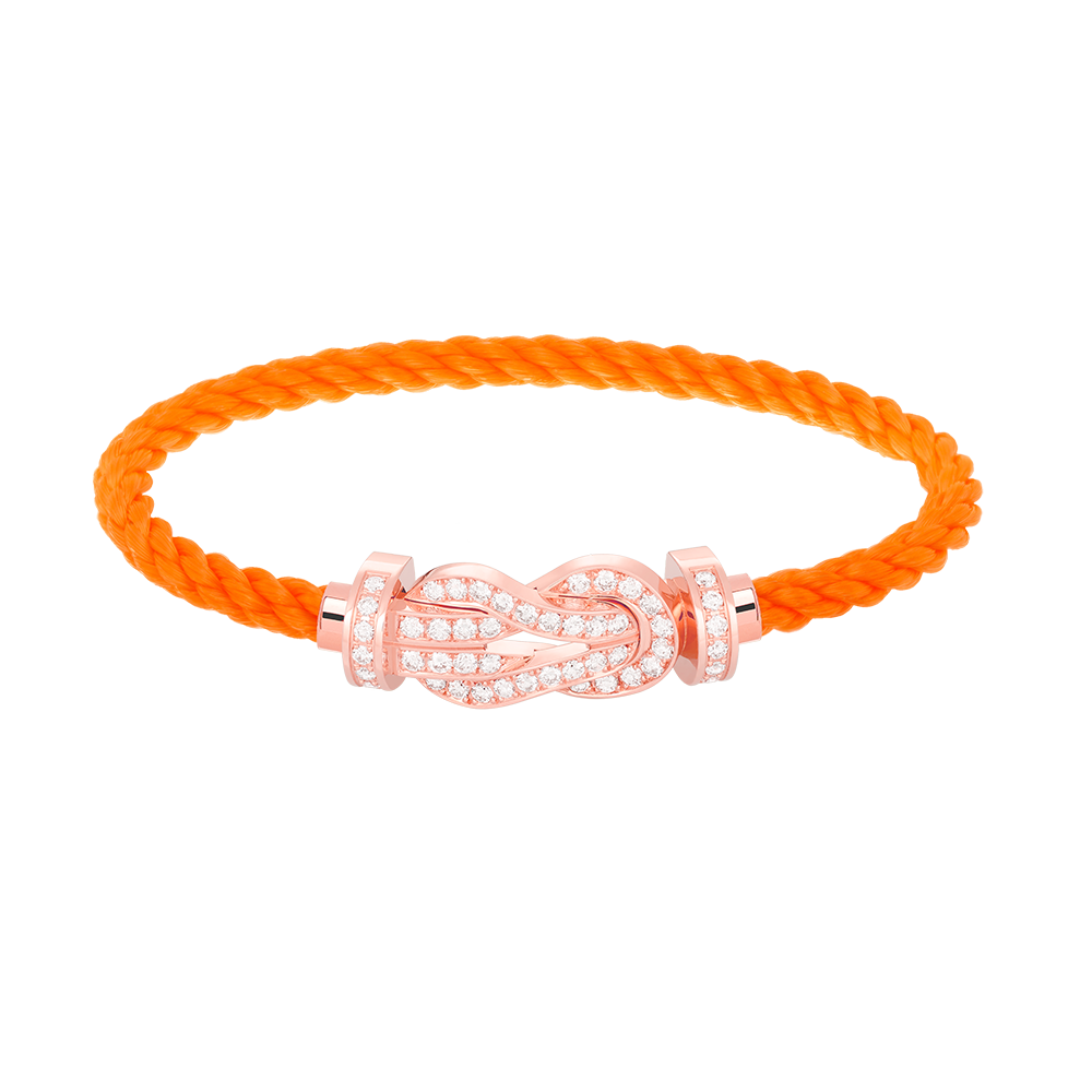 [VA]CHANCE GROSSES 8-STELLIGES SCHNALLEN-ARMBAND MIT VOLLDIAMANTEN ROSÉGOLD