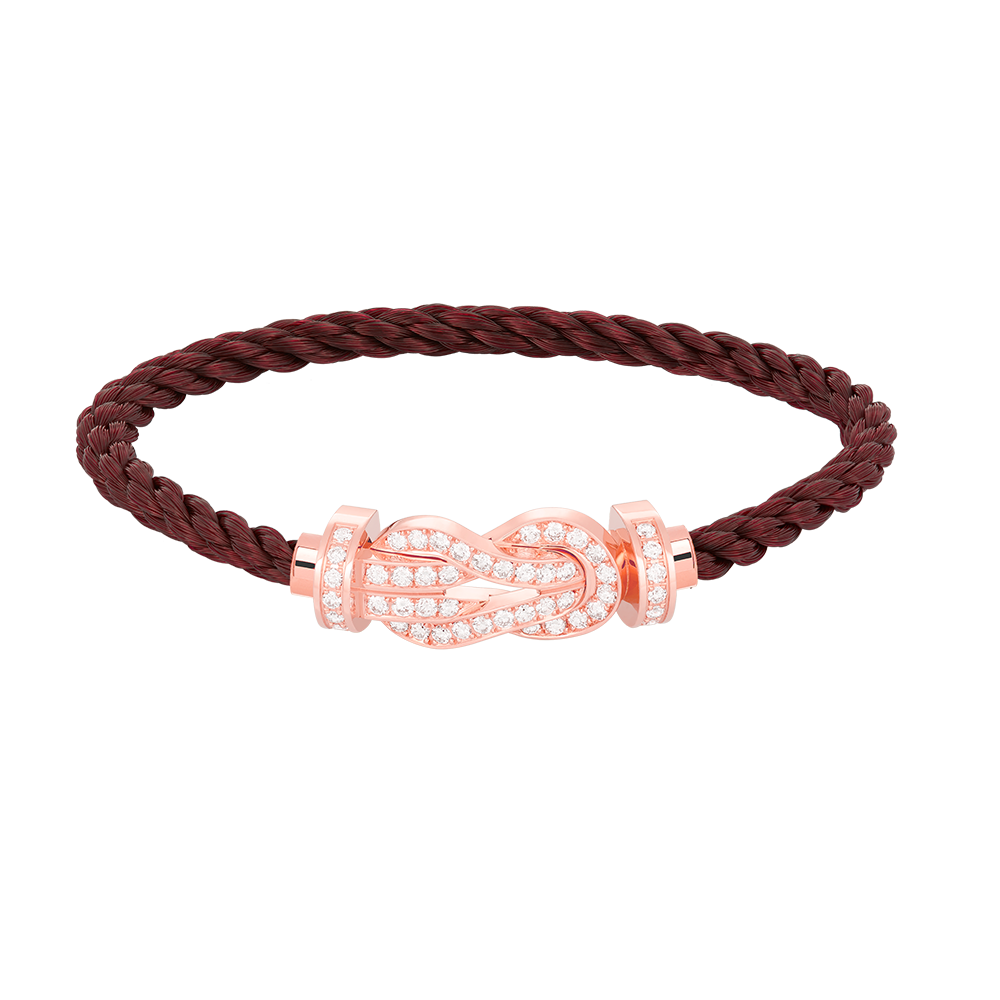 [VA]CHANCE GROSSES 8-STELLIGES SCHNALLEN-ARMBAND MIT VOLLDIAMANTEN ROSÉGOLD