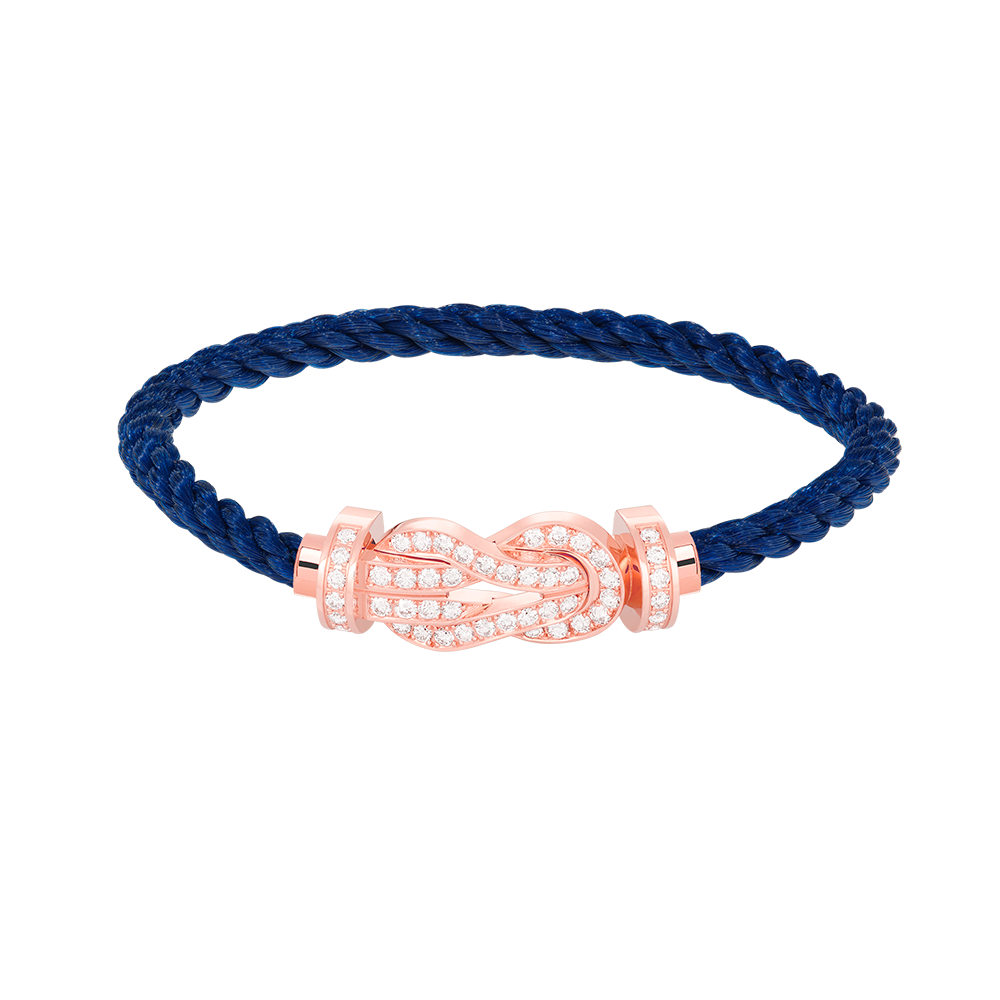 [VA]CHANCE GROSSES 8-STELLIGES SCHNALLEN-ARMBAND MIT VOLLDIAMANTEN ROSÉGOLD