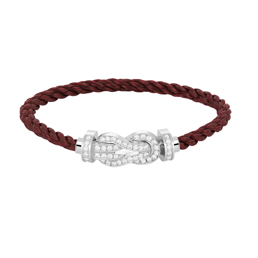[VA]CHANCE GROSSES 8-STELLIGES SCHNALLENARMBAND VOLL DIAMANT SILBER