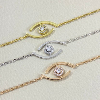 [VA]Lucky Eye Pave-Set Diamond Bracelet