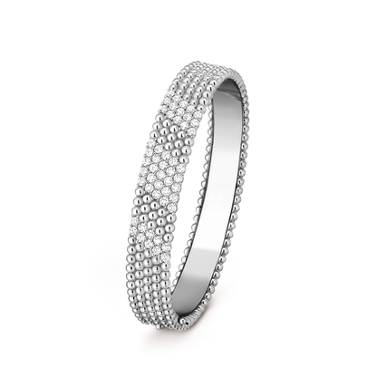 [VA]  FIVE-ROW DIAMOND BRACELET