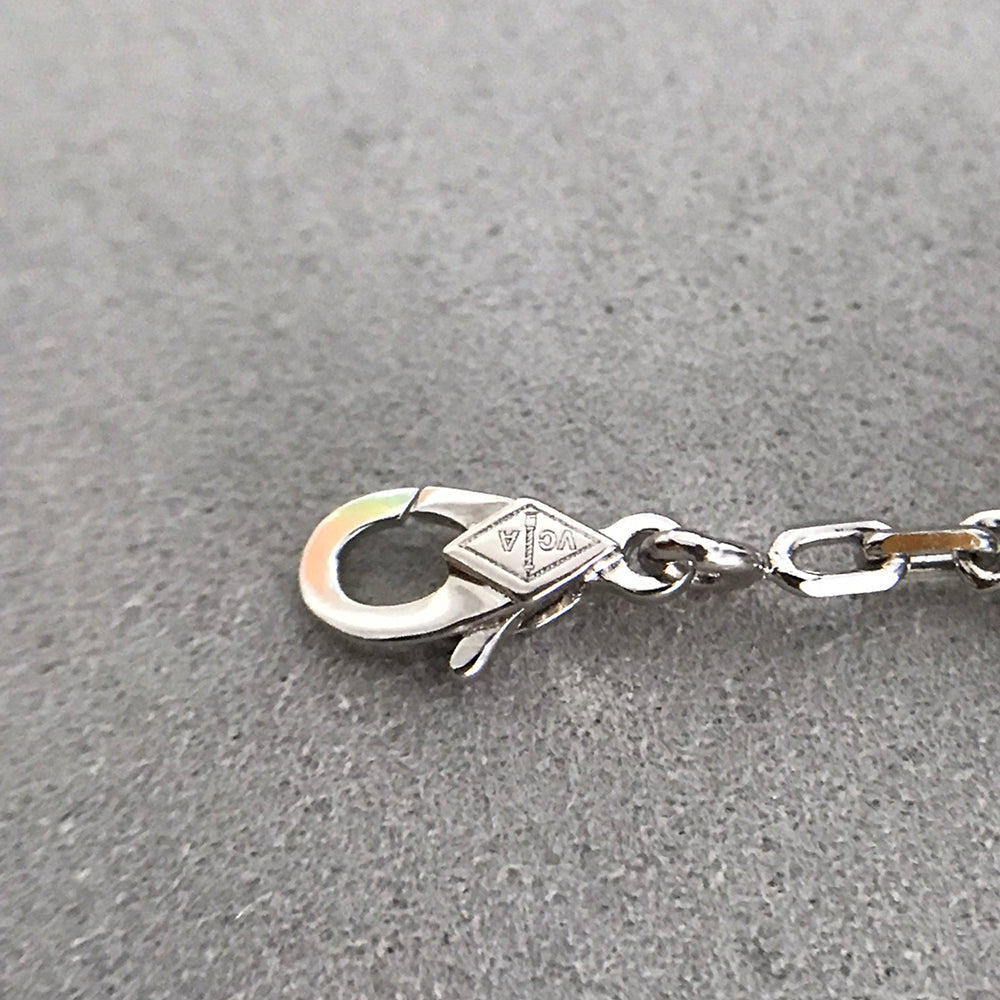 [VA]LUCKY CLOVER 5-MOTIF BRACELET - BLACK OXNY COLLECTION