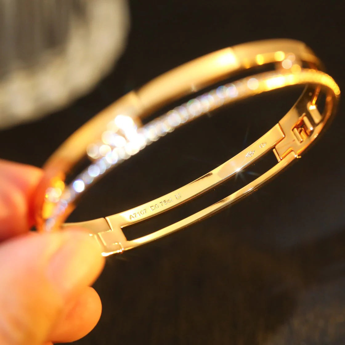 [VA]Move Romane Diamond Bangle Bracelet