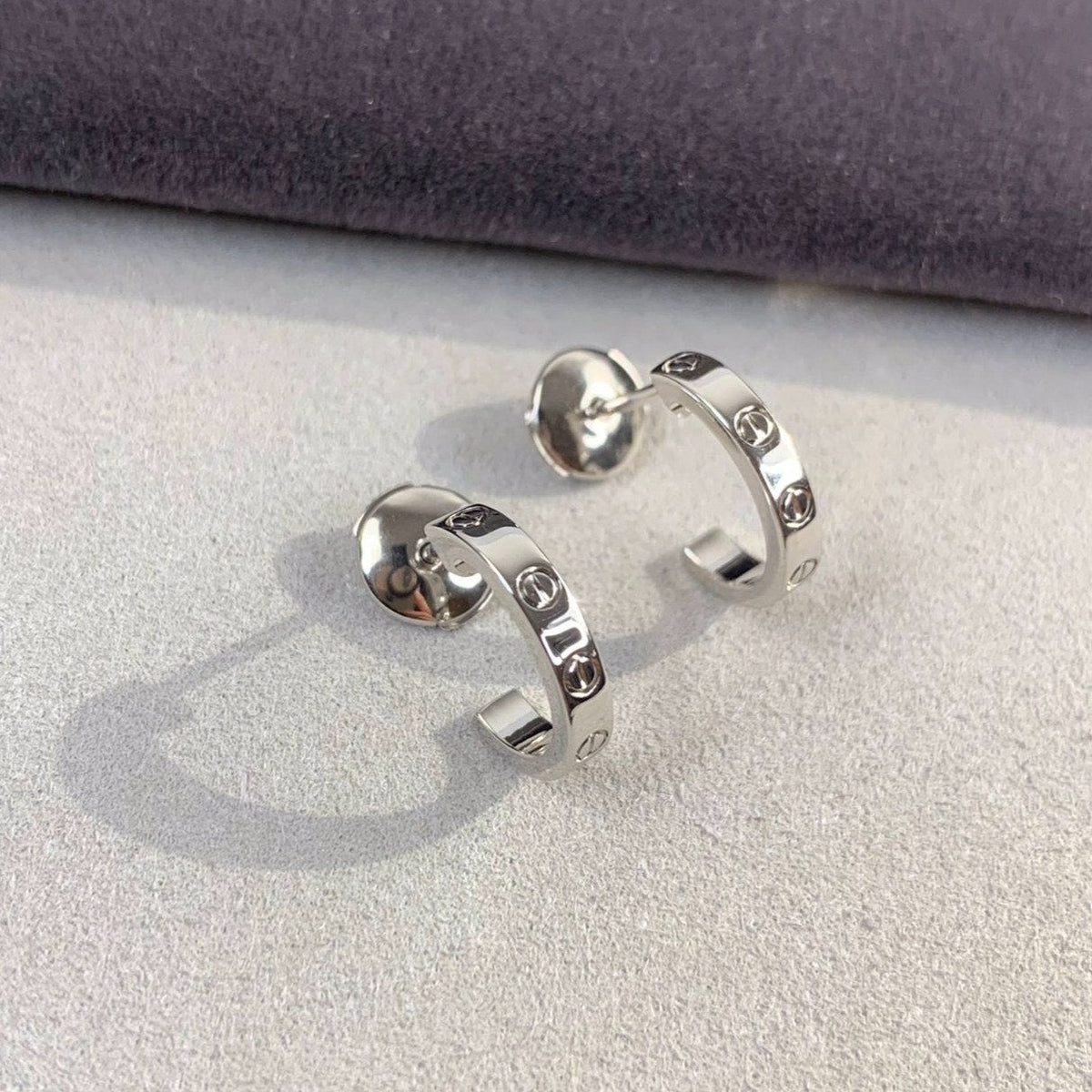 [VA]LOVE EARRINGS 2.65MM SILVER