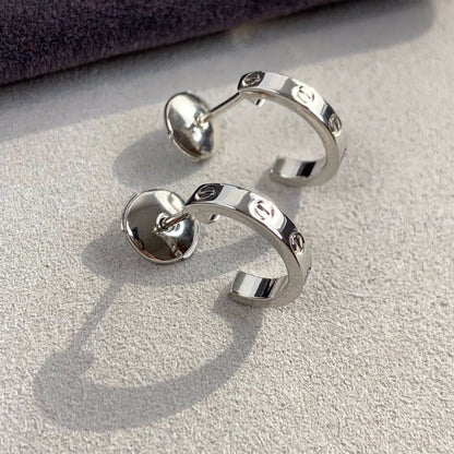 [VA]LOVE EARRINGS 2.65MM SILVER