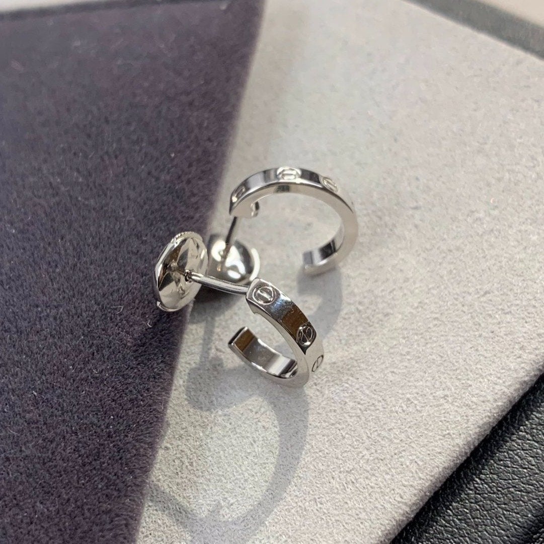 [VA]LOVE EARRINGS 2.65MM SILVER