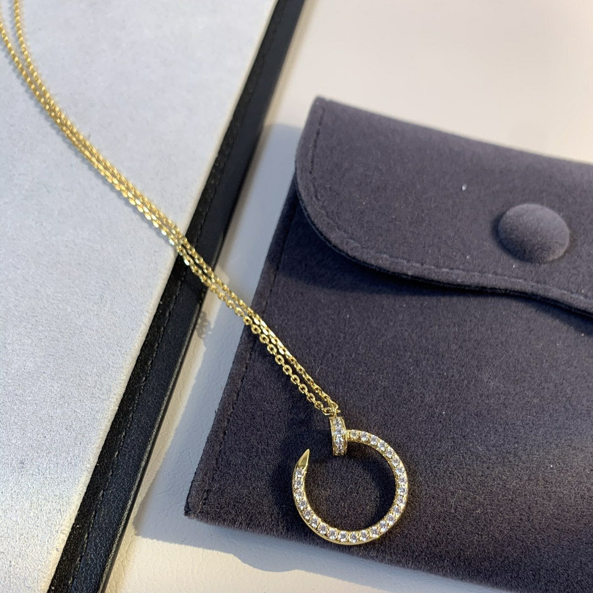 [VA]JUSTE HALSKETTE GOLD DIAMANTEN