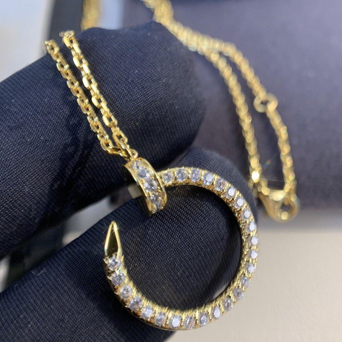 [VA]JUSTE HALSKETTE GOLD DIAMANTEN