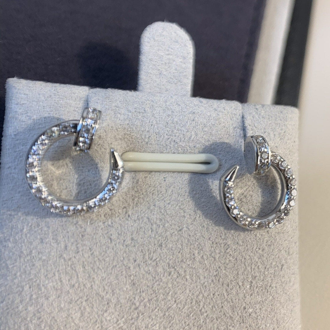 [VA]JUSTE OHRRINGE SILBER DIAMANTEN