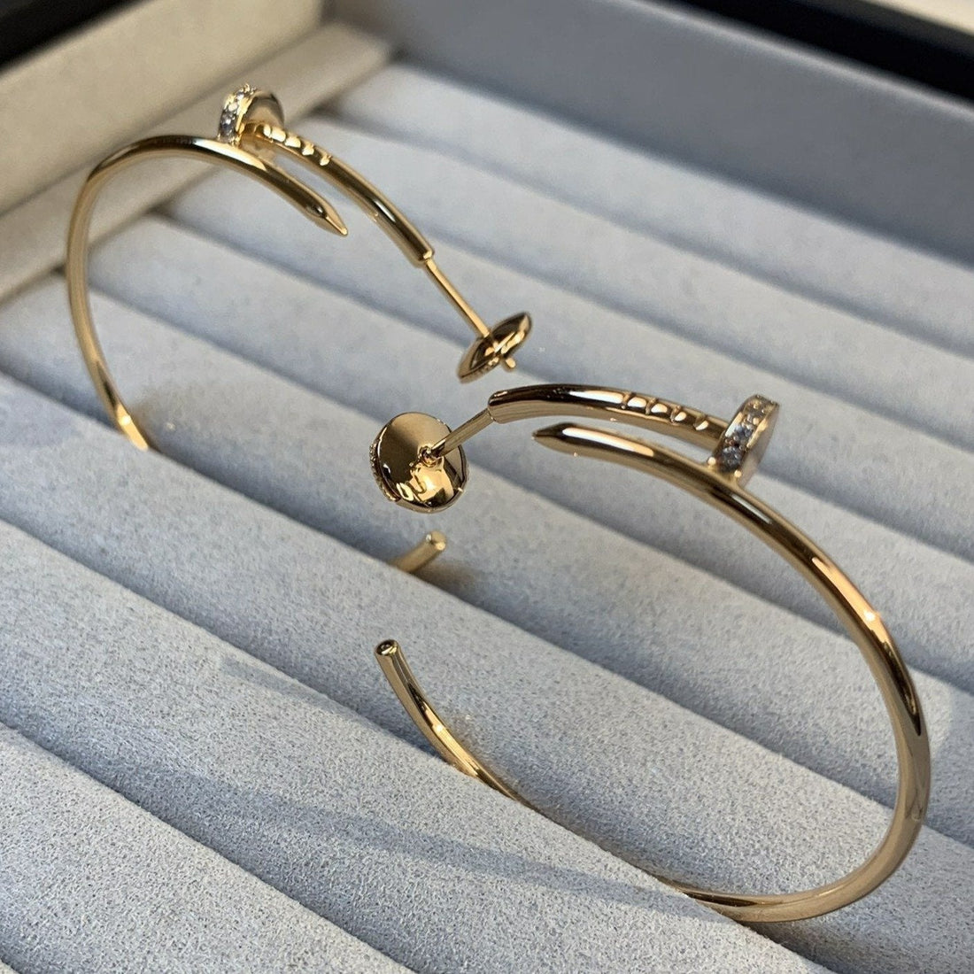 [VA]JUSTE OHRRINGE GOLD DIAMANTEN 1,8MM