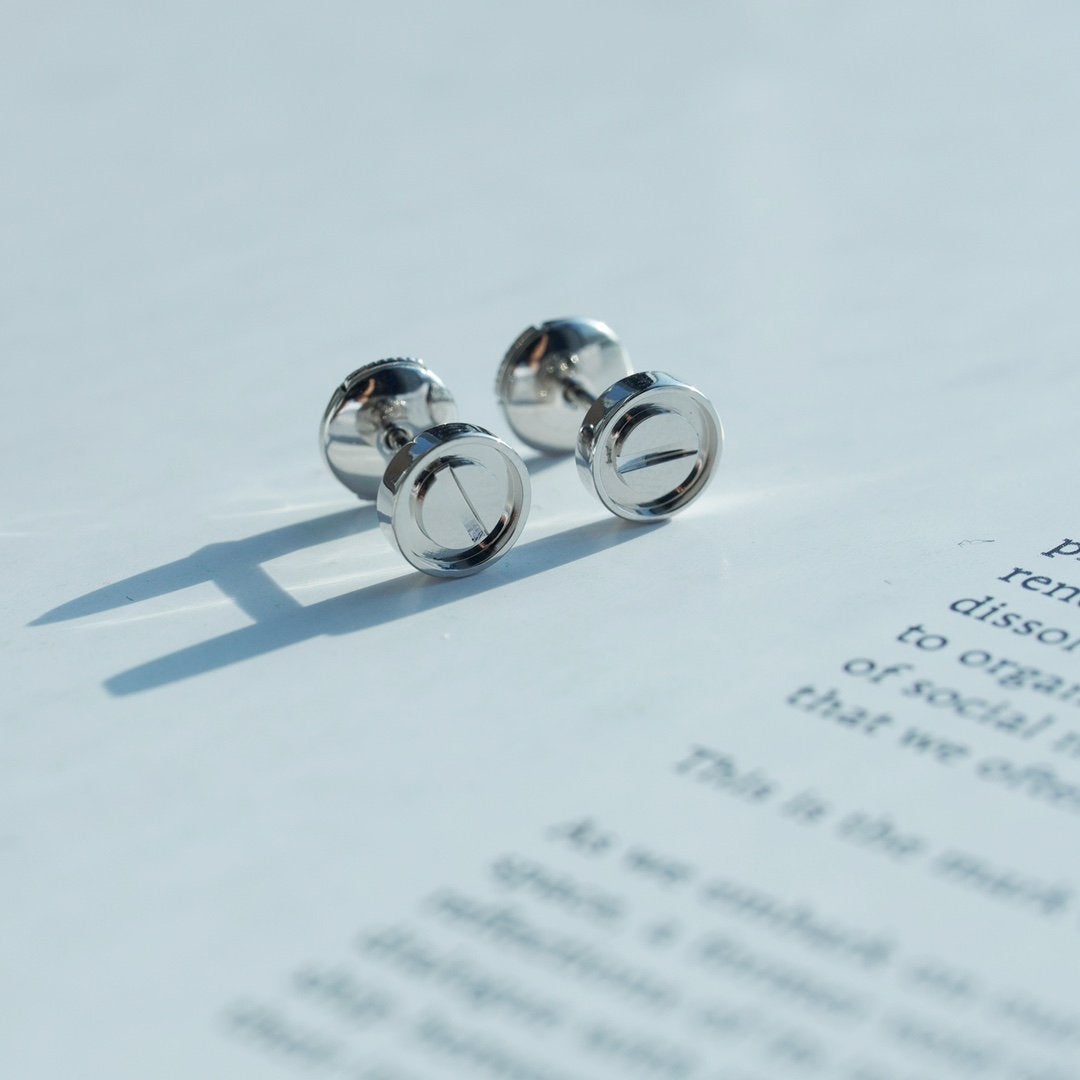 [VA]LOVE EARRINGS SILVER 10MM
