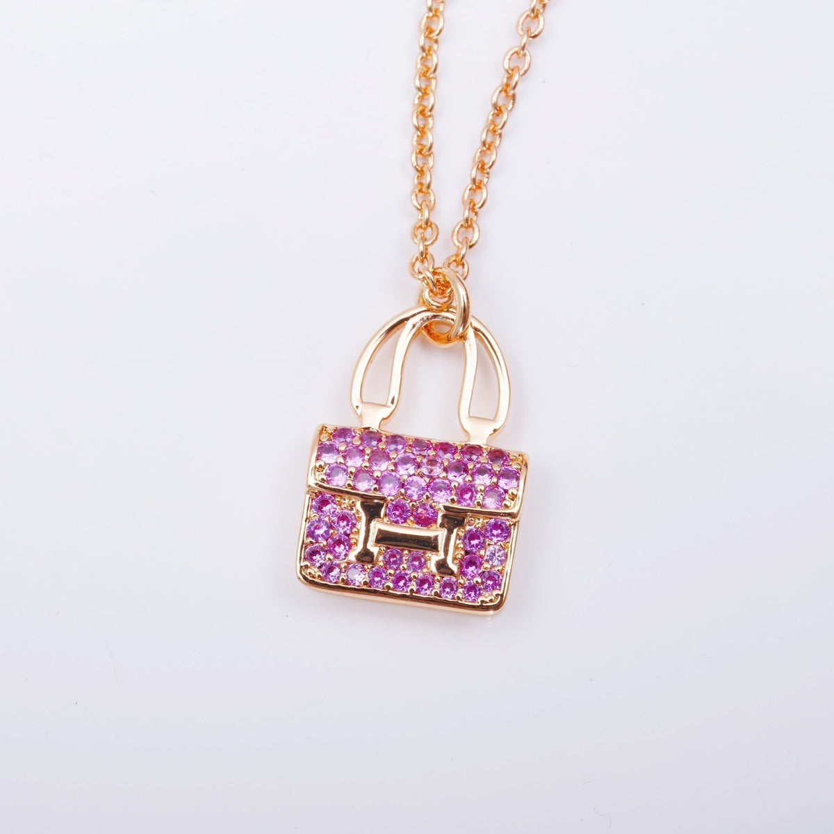 [VA]CONSTANCE PEDANT LILA DIAMANTHALSSETTE