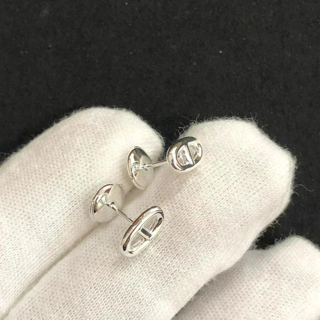 [VA]CHAINE KLEINE OHRRINGE GOLD UND SILBER