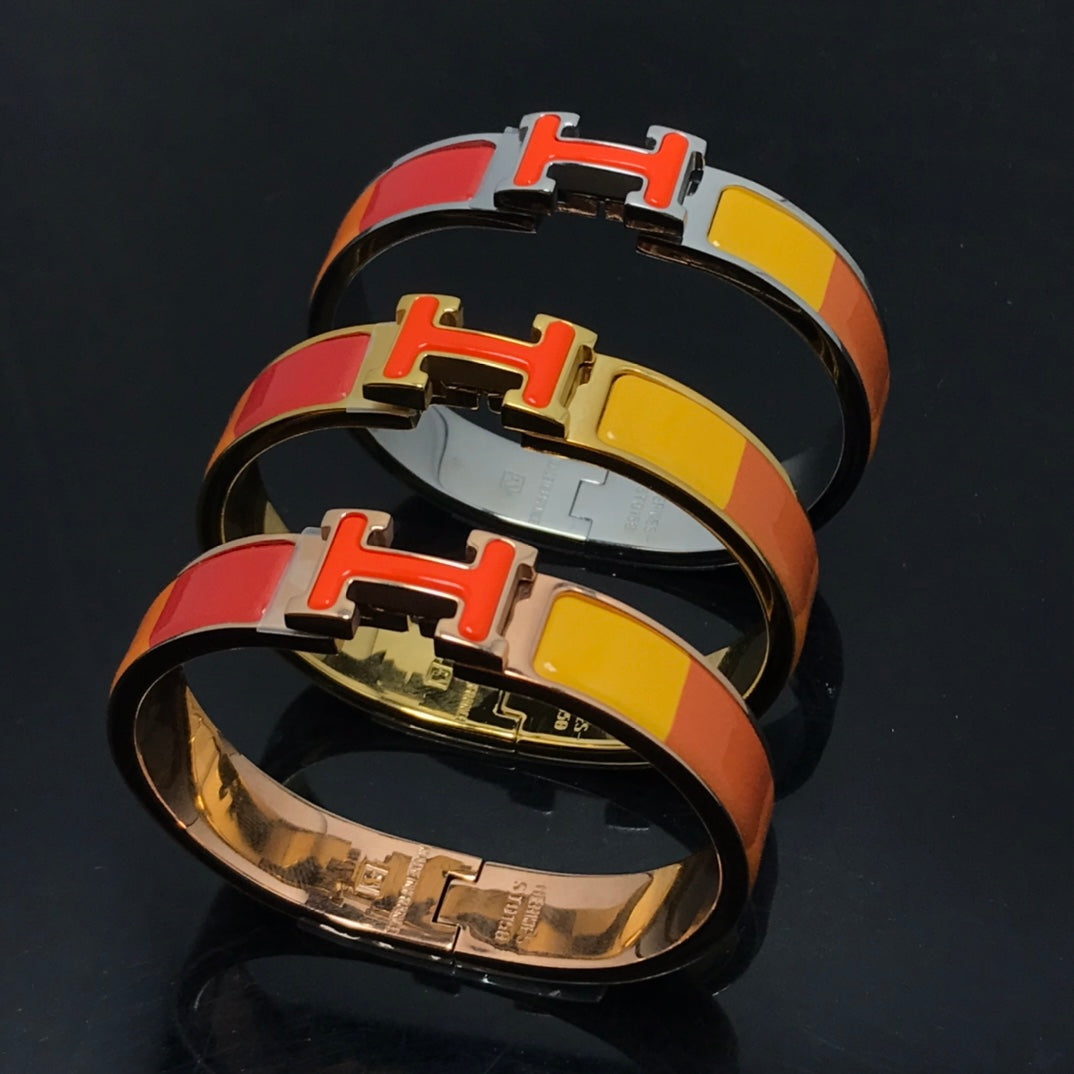 [VA]H-ARMBAND ORANGE REGENBOGEN KERAMIK