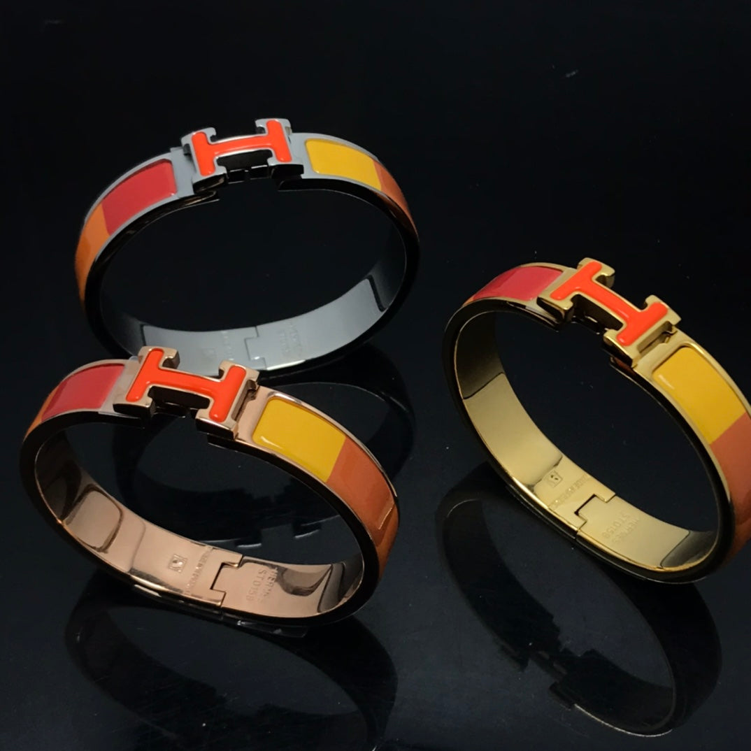 [VA]H-ARMBAND ORANGE REGENBOGEN KERAMIK