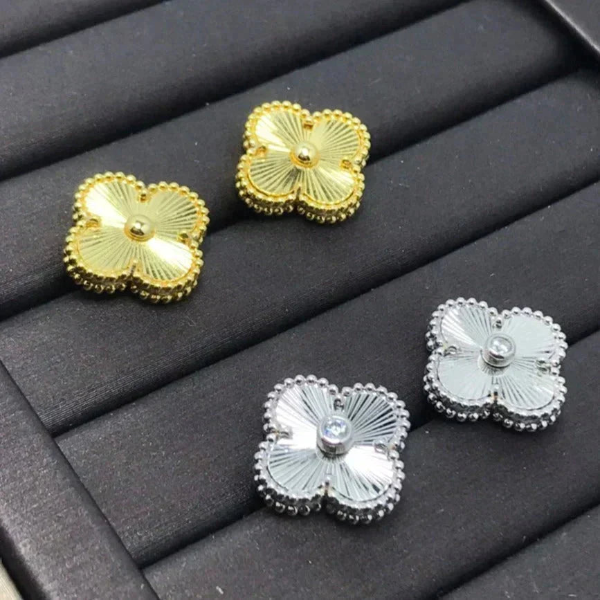 [VA]CLOVER MINI 9,5 MM LASER-OHRRINGE