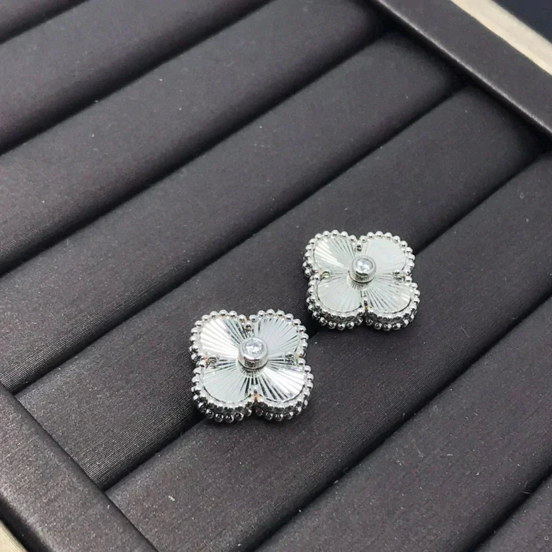 [VA]CLOVER MINI 9,5 MM LASER-OHRRINGE