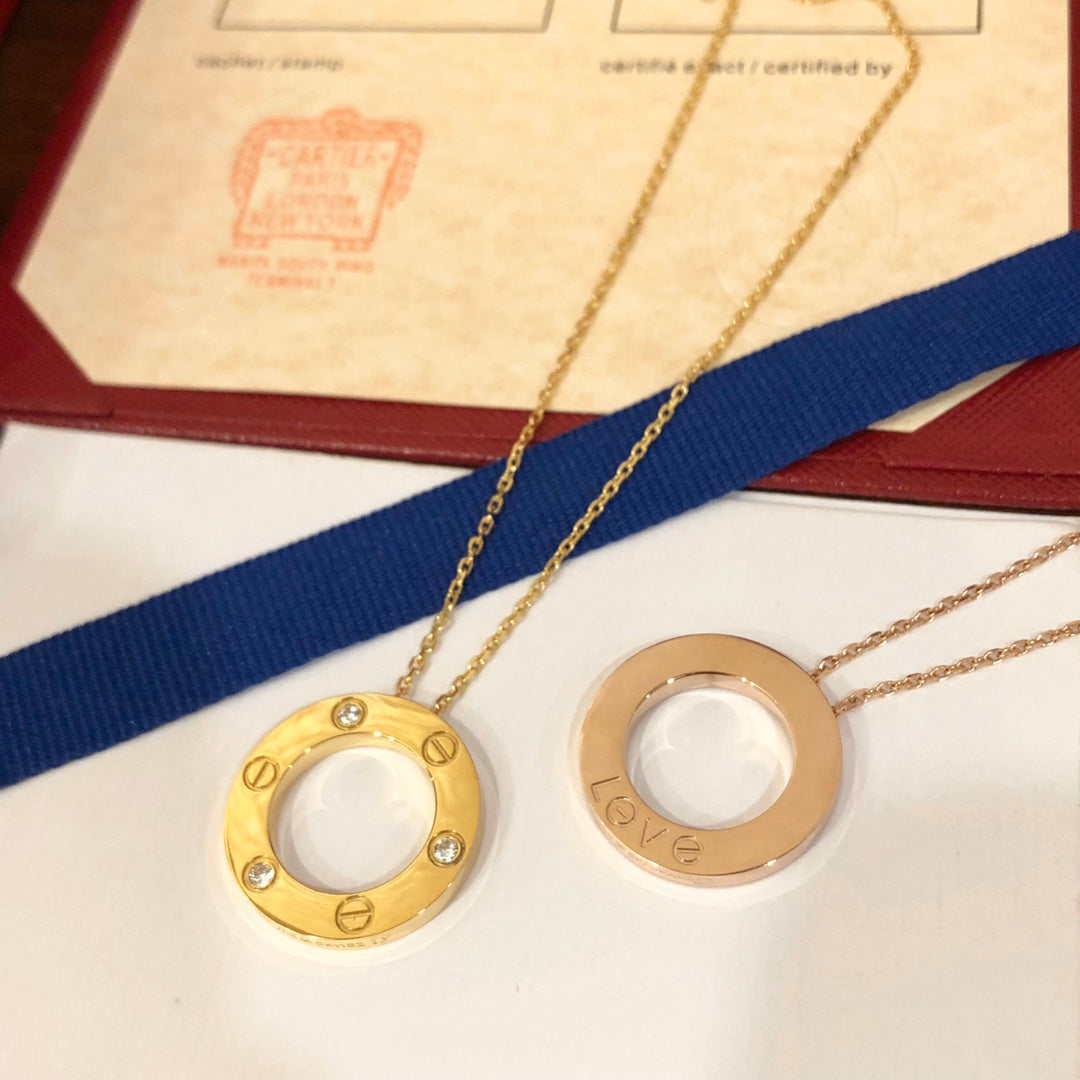 [VA]LOVE HALSKETTE 16MM 3 DIAMANTEN