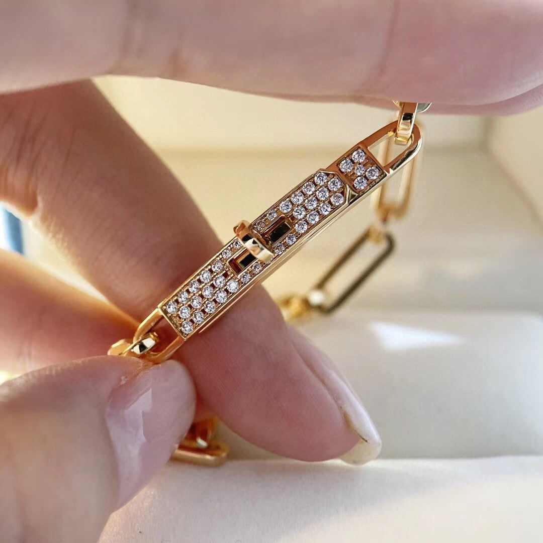 [VA]ARMBANDKETTE KLEINES MODELL DIAMANT