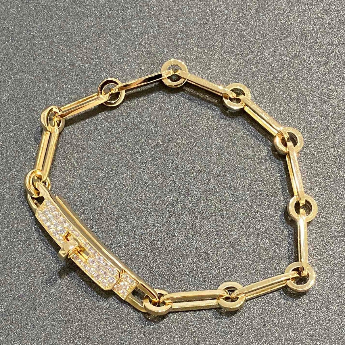 [VA]ARMBANDKETTE KLEINES MODELL DIAMANT