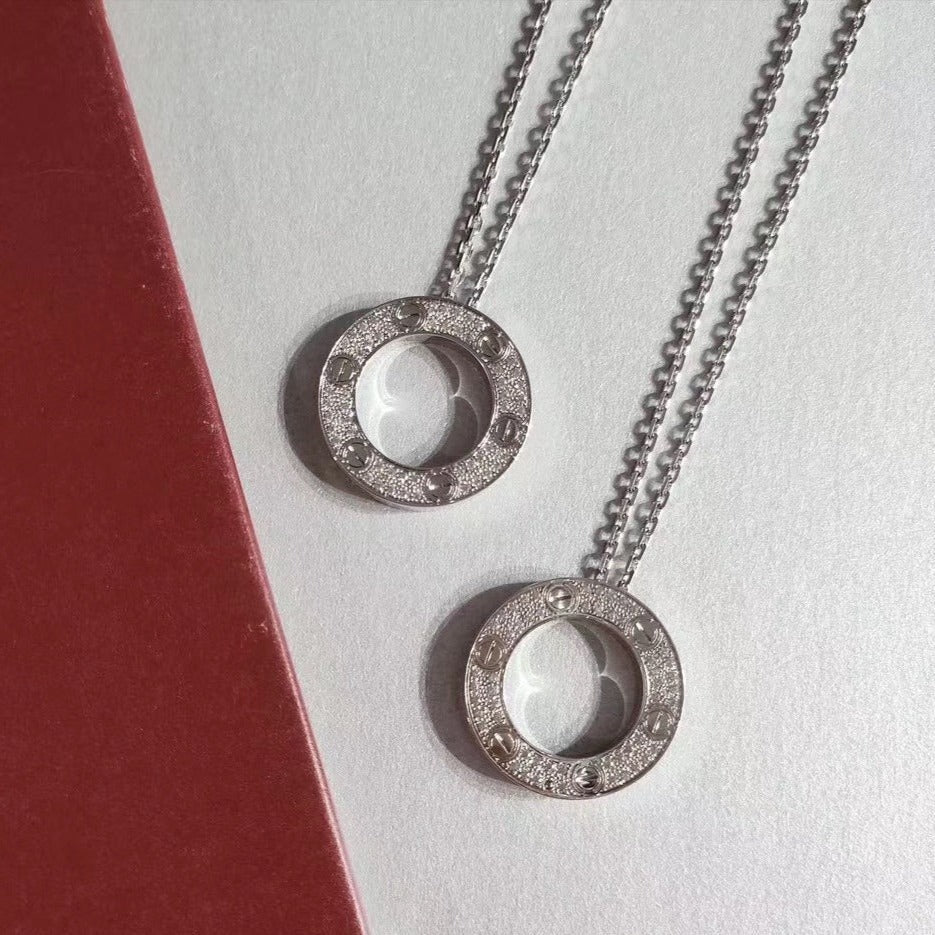 [VA]LOVE-HALSKETTE VERSTELLBAR SILBER