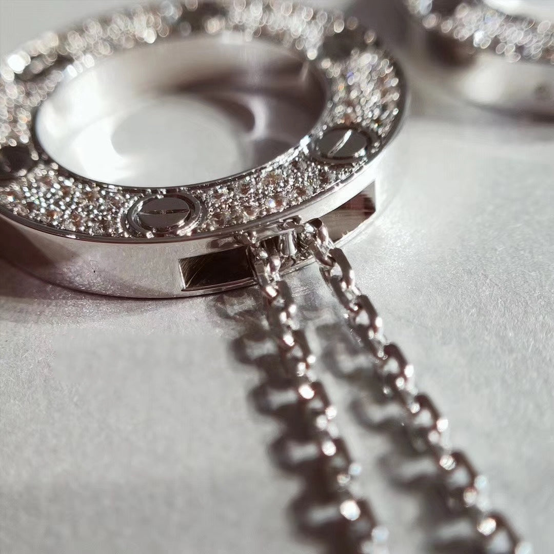 [VA]LOVE-HALSKETTE VERSTELLBAR SILBER