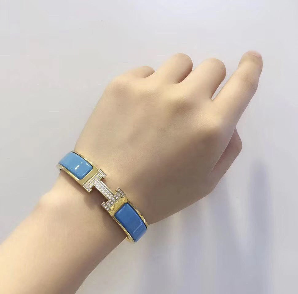[VA]H CLOUD BLUE BRACELET GOLD DIAMOND