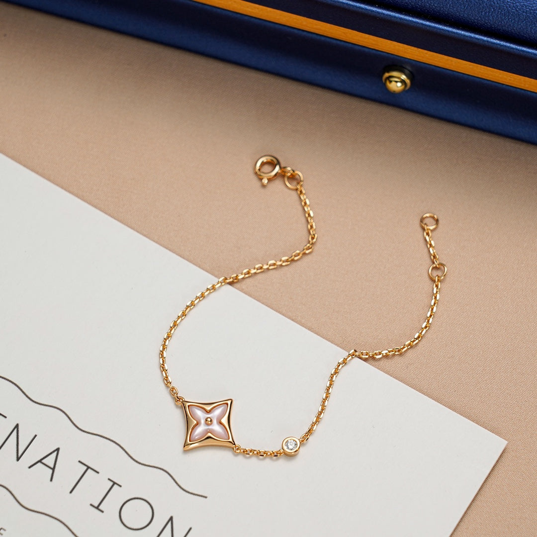 [VA]STAR 1 DIAMOND PINK GOLD BRACELET