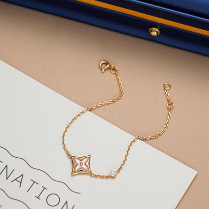 [VA]STAR 1 DIAMOND PINK GOLD BRACELET