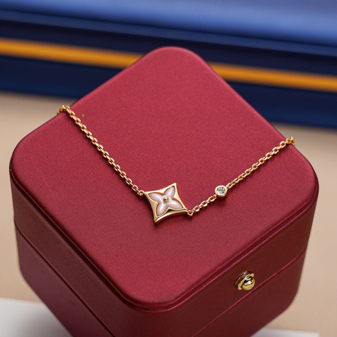 [VA]STAR 1 DIAMOND PINK GOLD BRACELET