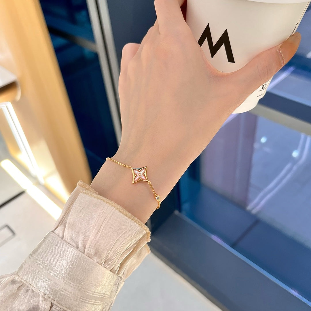 [VA]STAR 1 DIAMOND PINK GOLD BRACELET
