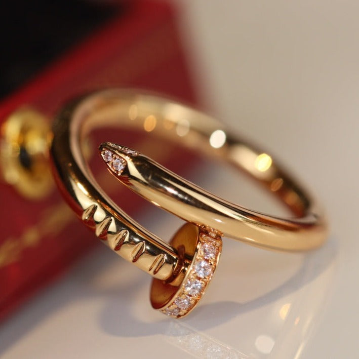 [VA]JUSTE RING 2.65MM GOLD DIAMOND