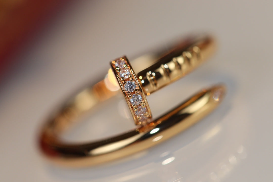 [VA]JUSTE RING 2.65MM GOLD DIAMOND