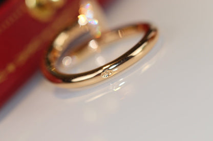 [VA]JUSTE RING 2.65MM GOLD DIAMOND