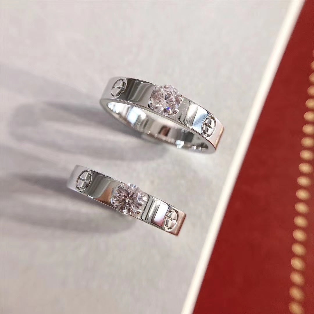 [VA]LOVEリング 3.6mm 1粒ダイヤモンド