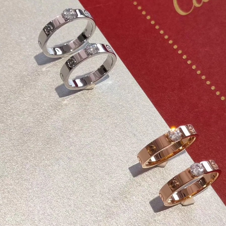 [VA]LOVEリング 3.6mm 1粒ダイヤモンド