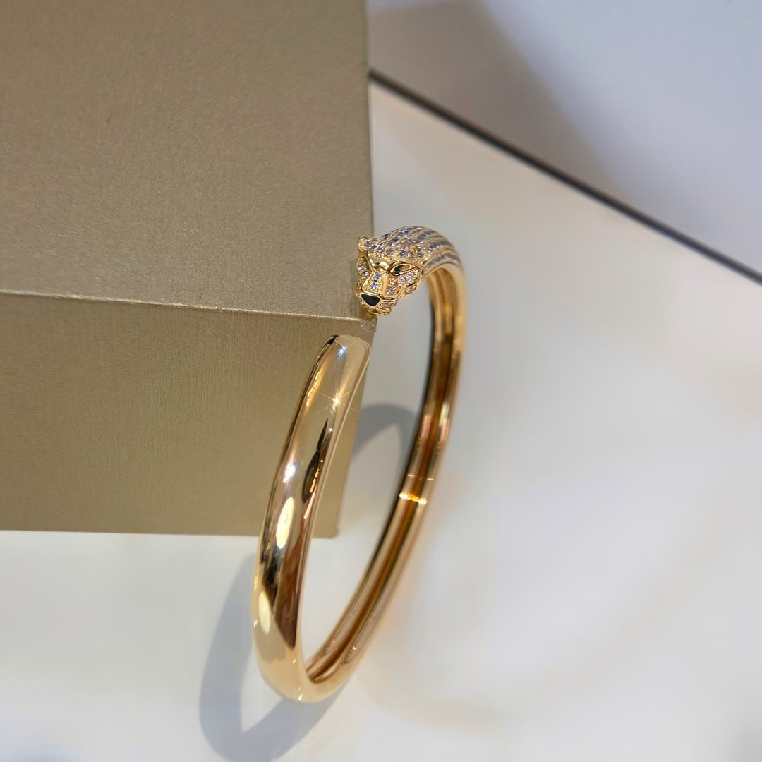 [VA]PANTHÈRE DE CARTIER ARMBAND, OFFEN, GOLD, DIAMANTEN