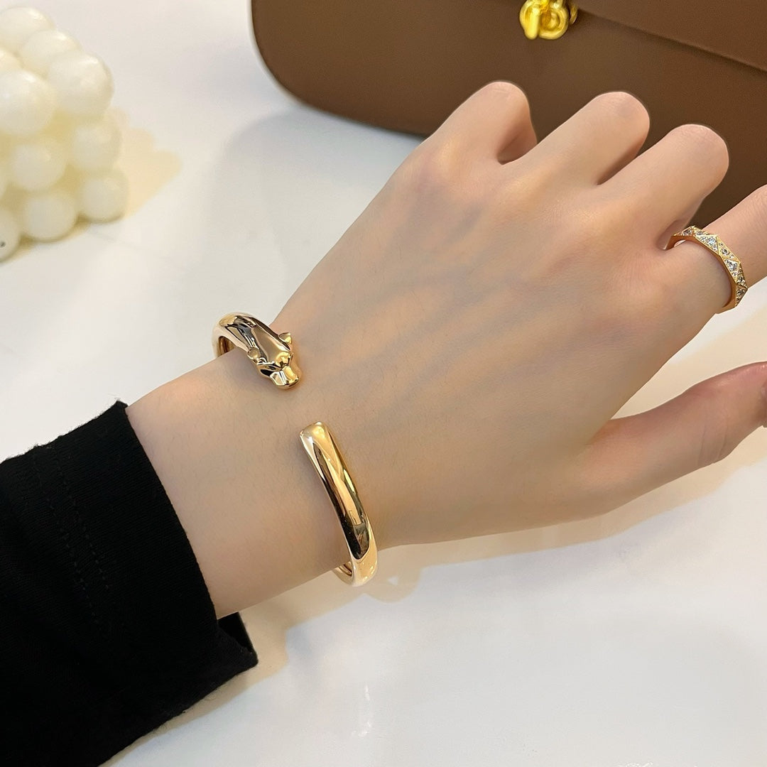 [VA]PANTHÈRE GOLD OFFENES ARMBAND